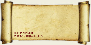 Lena Crnjanski vizit kartica